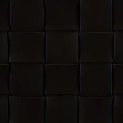 Woven leather 02-nero